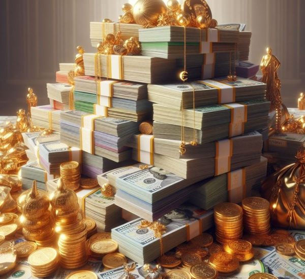 A pile of money A pile of money