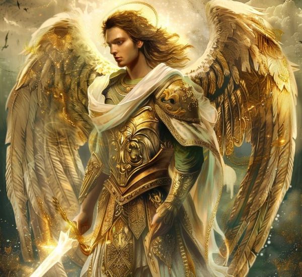 Archangel Uriel Clip Art 4 JPG Mix Media Card Making Invitations Collage Junk Journal Digital Paper Craft Bookscrapping - 614